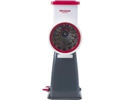 Westmark Rasp met 4 snijtrommels, trommelrasp, hoogte: 28 cm, kunststof/roestvrij staal, wit/rood/zilver/zwart, 97602260