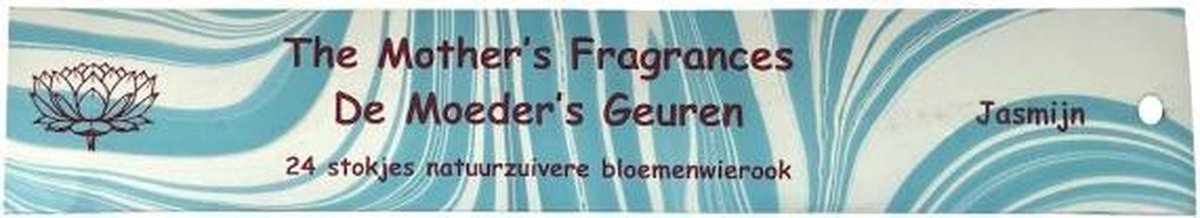 De Moeder's Geuren Wierook – Jasmijn – 24 Lange wierook stokjes – Natuurzuivere Wierook