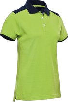 Santino Tivoli 2color Dames Polo-shirt (210g/m2) - Limegroen | Marine - S