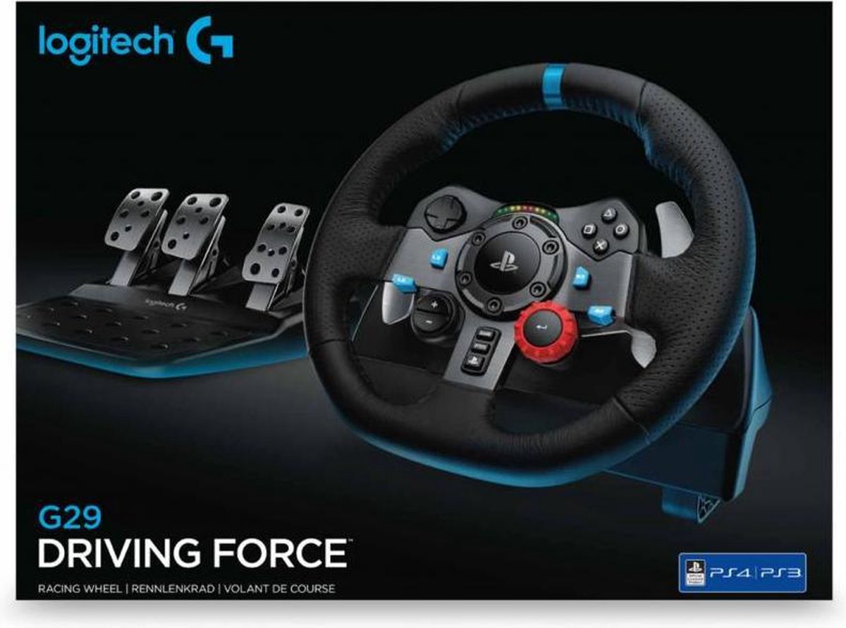 Logitech G29 Driving Force Racestuur en Pedalen voor PlayStation 5,  PlayStation 4 & PC | bol.com