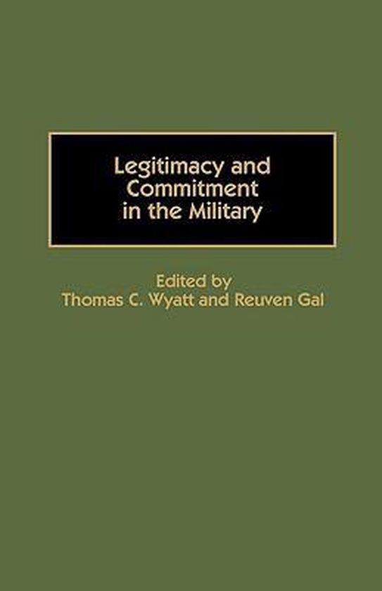 Legitimacy and Commitment in the Military - cover