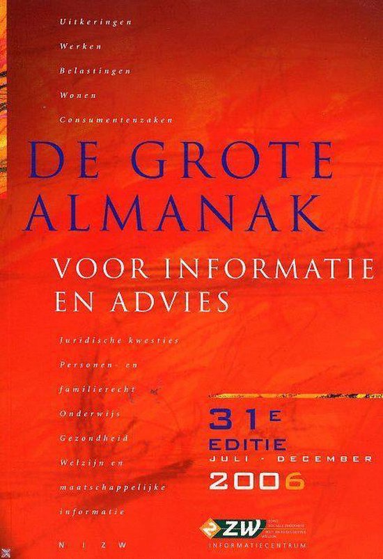 De grote almanak voor informatie en advies