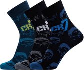 CR7 Cristiano Ronaldo Jongens Sokken 3-Pak - Multi-colour - Maat 30-34