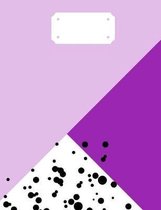 Purple Moroccan Print Composition Notebook