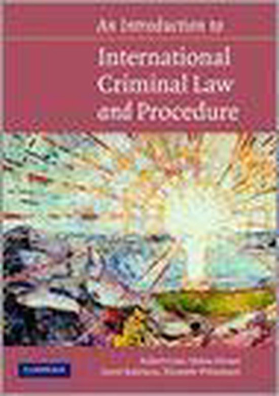 An Introduction To International Criminal Law And Procedure - cover