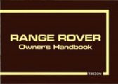 Range Rover 1983/85