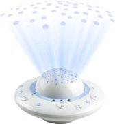 Alecto Baby Projector - Rustgevende Slaapliedjes - Babyprojector met Muziek - BC-125 - Wit
