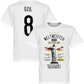 Duitsland Road To Victory Özil T-Shirt - L