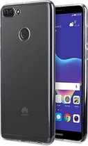huawei y9 2018 hoesje siliconen case transparant - Huawei Y9 2018 hoesje siliconen case hoes cover transparant