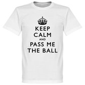 Keep Calm And Pass Me The Ball T-Shirt - L