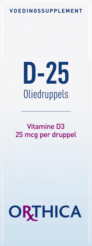 charme Fruit groente Bermad Orthica D-25 Oliedruppels (vitaminen) - 15 ml | bol.com