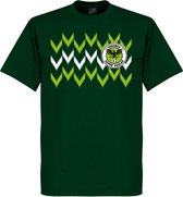 Nigeria 2018 Pattern T-Shirt - Donker Groen - L