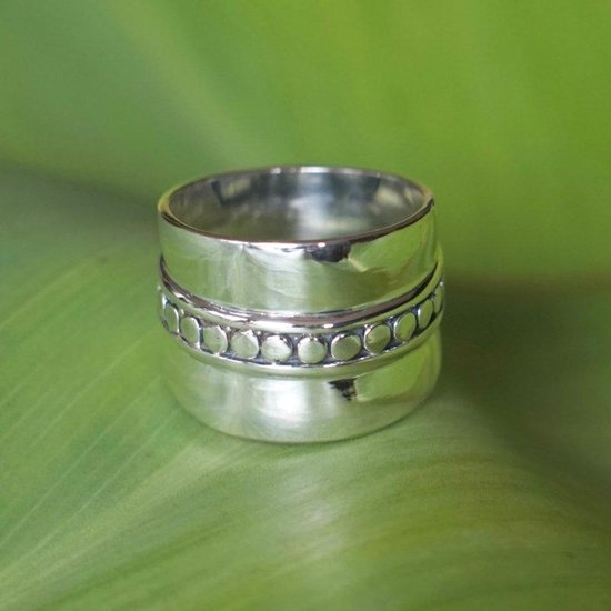 beoefenaar Stad bloem transmissie Bali style Boho zilveren ring Palawan | bol.com