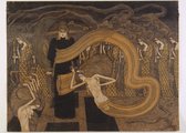 Poster Fatalisme - Schilderij Jan Toorop - 50x70 cm - Schilderkunst - Wanddecoratie