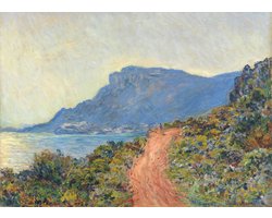 Poster La Corniche bij Monaco - Claude Monet - 50x70 cm - Rijksmuseum - Impressionisme