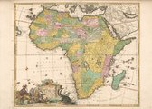 Poster Historische Kaart Afrika - 1690 - Carel Allard - Plattegrond - 50x70 cm - Oude Kaart