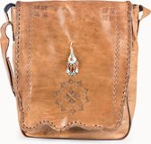 Doenya ' Pandora' style lbiza, sac à bandoulière en cuir fait à la main pour dames naturel
