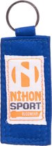 Nihon Sleutelhanger met een stukje judoband | diverse kleuren - Product Kleur: Blauw / Product Maat: Onesize