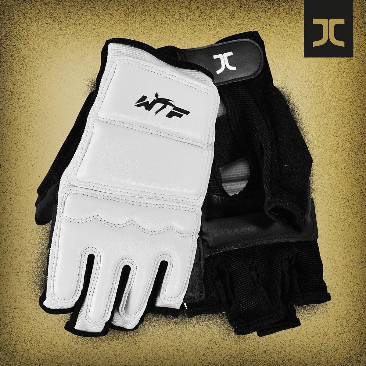 Taekwondo-handbeschermers JC-Club | WT-approved | Wit (Maat: M)