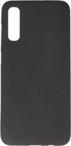 Bestcases Color Telefoonhoesje - Backcover Hoesje - Siliconen Case Back Cover voor Samsung Galaxy A70s - Zwart