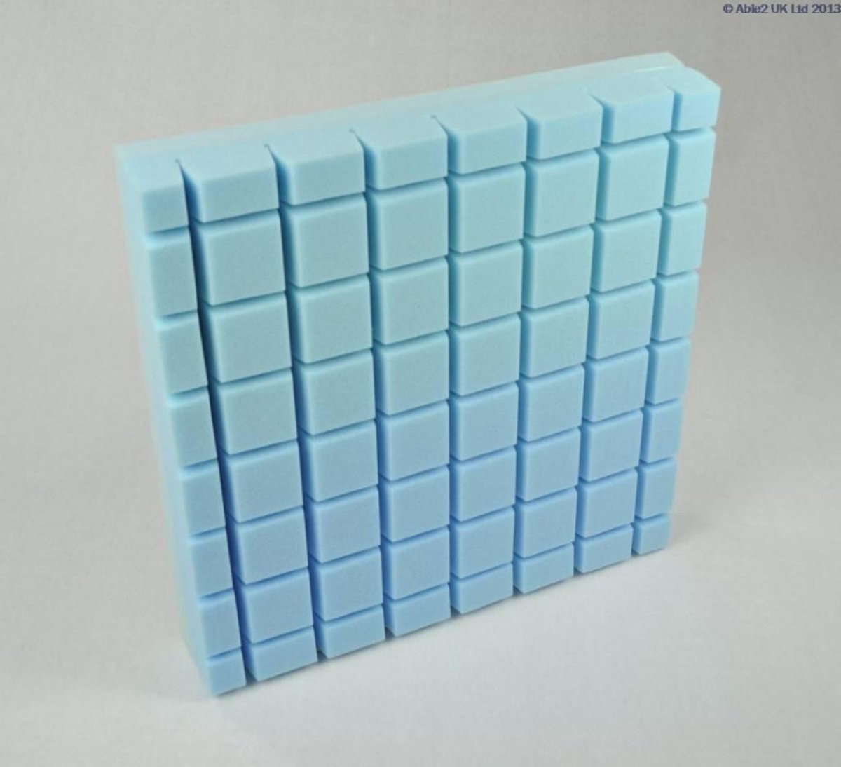 Visco Tex zitkussen - 43 x 43 x 6 cm - Harley