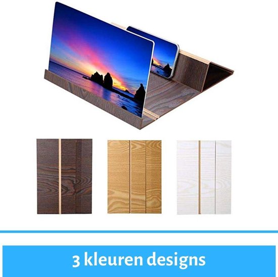 TOOSOAR 18 inch vergrootglas voor mobiele telefoons, 3D