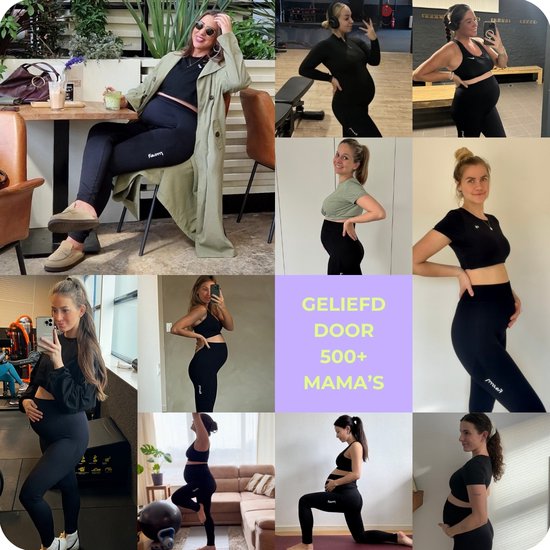 Lussey Zwangerschapslegging - Maat S - Zwangerschaps Sportlegging - Zwangerschapsbroek - Moeder Legging - Zwangerschapskleding - Positiekleding van Lussey — afbeelding 5