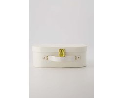 Zusss Herinneringen Koffer Kleine Leukerd White / Sand - Cadeau - Baby - Geboorte - Zwangerschap