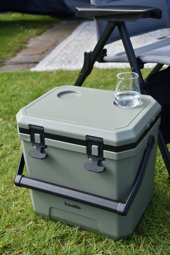 Travellife Magnus Koelbox 23L Groen - Houdt 48 uur koel - Geschikt voor 1,5L flessen - Robuust en hoogwaardig van Travellife — afbeelding 3