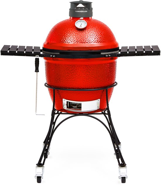 Kamado Joe Classic II Houtskoolgrill met Onderstel en Zijtafels – Premium Kamado BBQ 46 cm