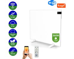 VH Infrarood paneel Superia - 60 x 60 cm - 360 Watt - Geïntegreerde thermostaat - Smart Home Wifi -…