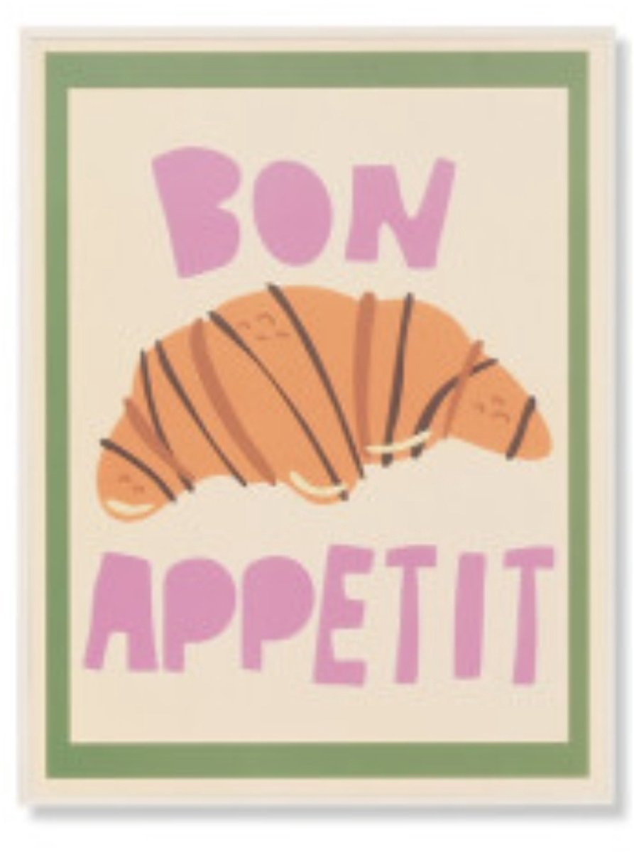 Croissant schilderij - Item Int.