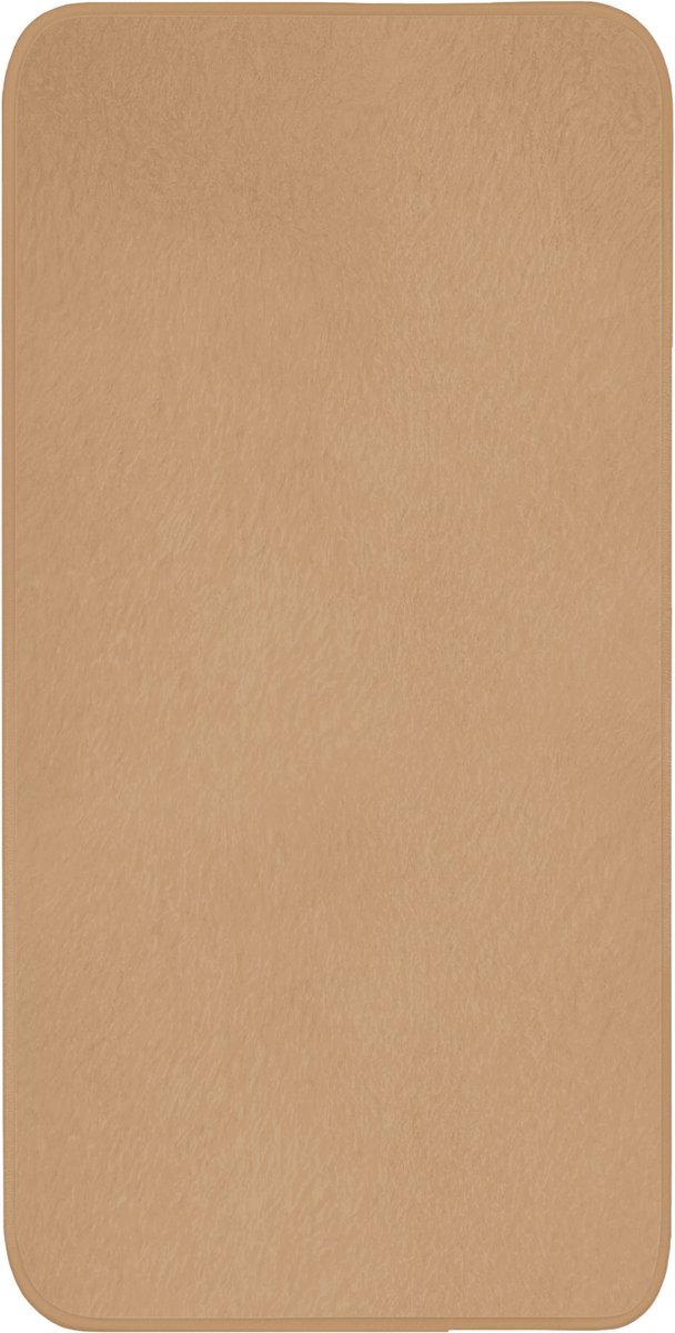 Badmat 60x120 cm - Antislip - Bruin - Effen print - Badmatten voor badkamer - Badkamermat - Douchemat - Badkamer mat