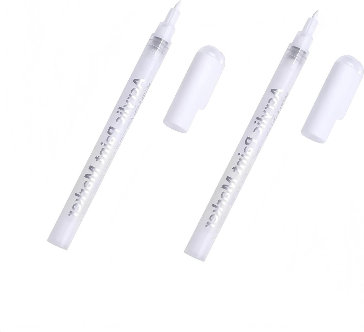 3D witte nagellak marker voor nail art, DIY nagelkunst pen en graffiti ontwerpen
