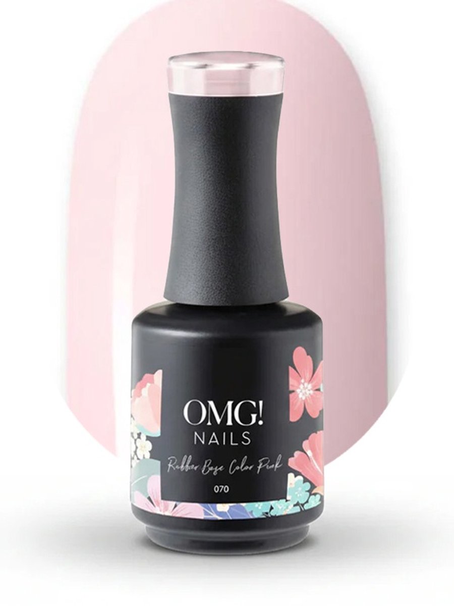 Limea OMG Gellak 070 Rubber Basecoat Pink 15ml - Gel nagellak - Roze Base lak - OMG nails