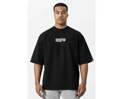 Gorilla Wear Idaho Oversized Waffle T-shirt - Zwart - 2XL