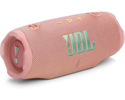 JBL Charge 6 - Draadloze Bluetooth Speaker met Afneembare Draagriem - Portable Muziek Box - 28 uur - Waterdicht - IP68 - Roze