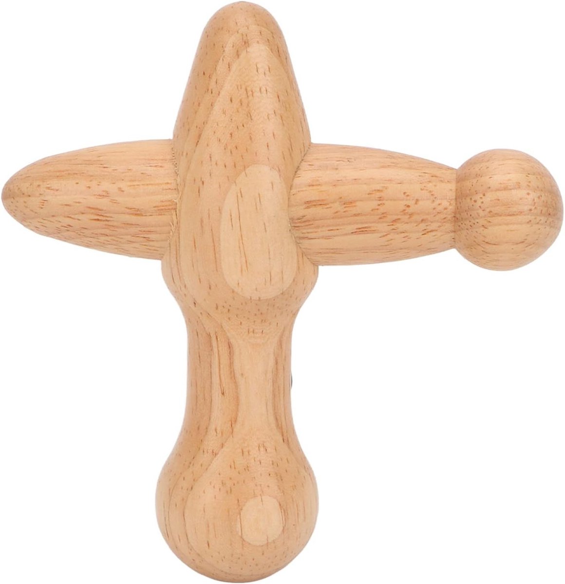 Kruisvormige Massagehulpmiddelen voor Houttherapie en Lymfedrainage - Stimuleer Metabolisme en Verlicht Spierpijn met Deze Houten Massage Tool