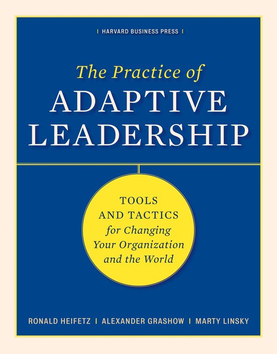 Practice Of Adaptive Leadership - cover