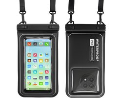 Nuvance Waterdicht Telefoonhoesje - Tot 7 inch - Drybag Onderwater Hoesje - Dubbele Klipsluiting
