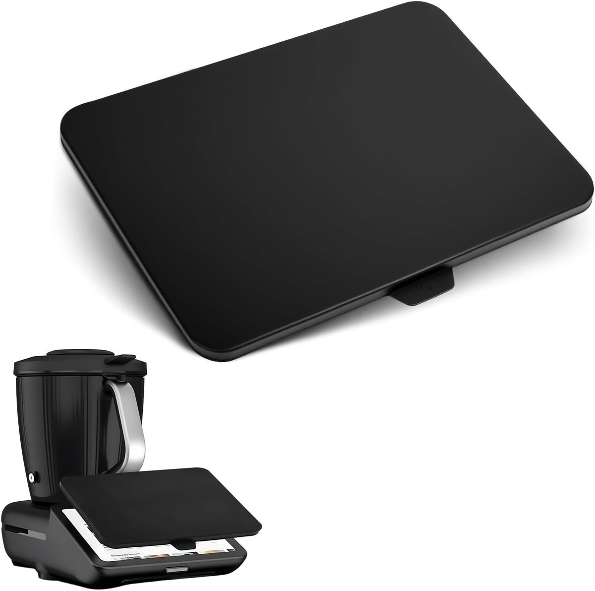 Screen Protector voor Thermomix TM7 - Silicone Schermhoes, Krassenbestendig, Beschermende Accessoires, Zwart
