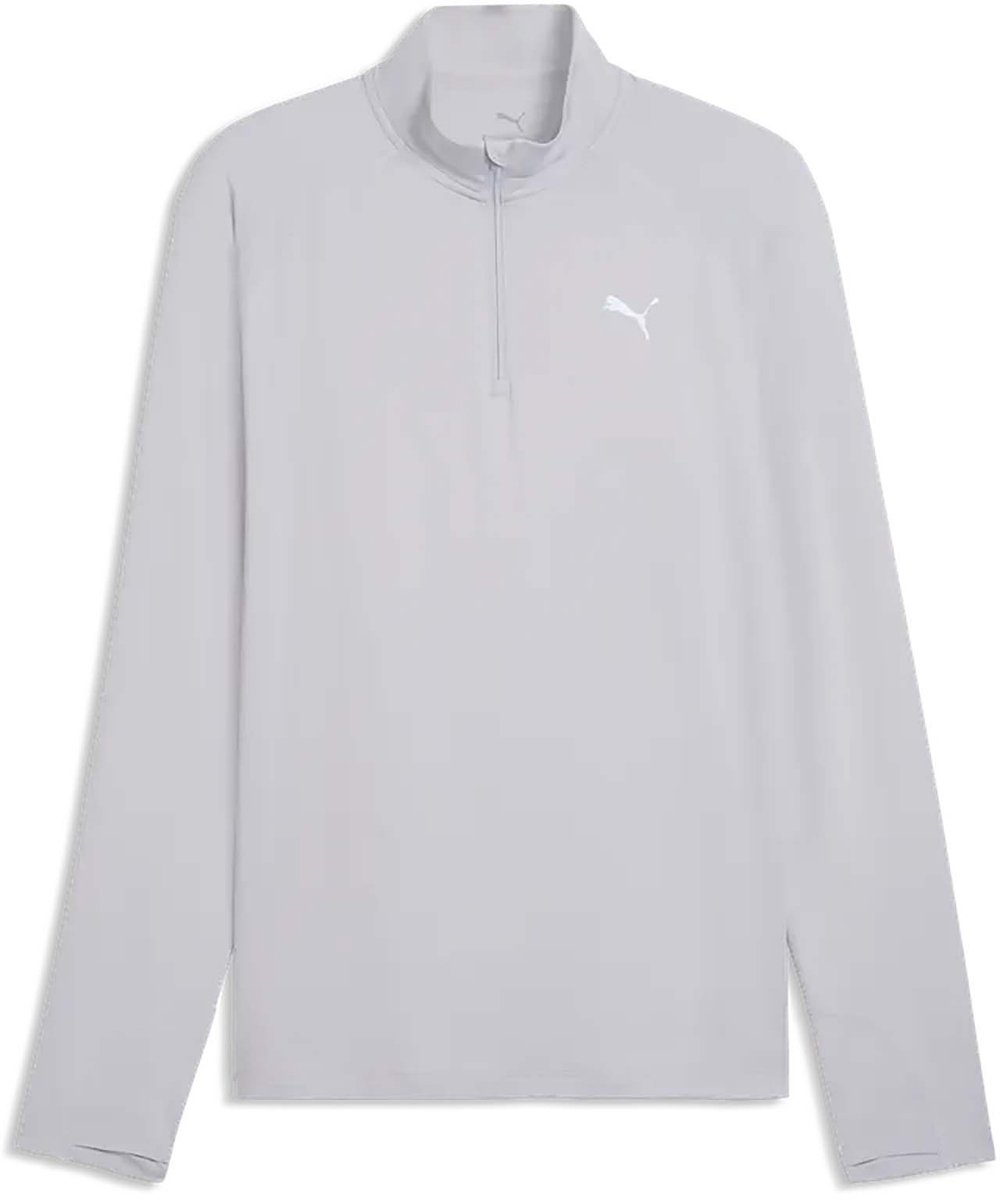 T-Shirt Puma Run Velocity Cloudspun 1/4 Zip Sportswear Volwassen Zilver