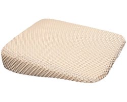 Autostoelkussen volwassenen - Antislip dik kussen - Hoogverhogend - Zitkussen Ergonomisch Stoelkussen - Zitkussens Zitkussen - Bureaustoel Stoelkussens - geschikt voor Auto, Bureaustoel, Bed, Rolstoel - Beige