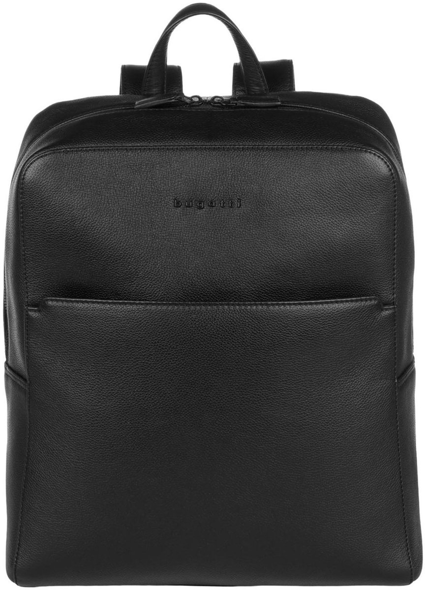 bugatti laptop rugzak rugzak met laptopvak Black Backpack Black zwart