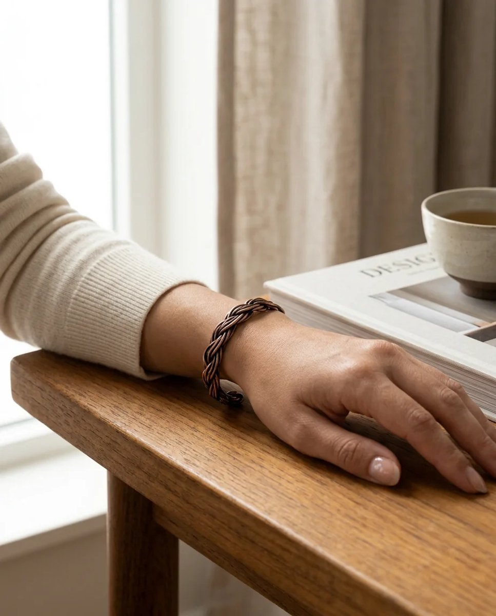 Dorvina Koper Armband Orme Model Saf Koper Helend Verstelbaar Dames Armband
