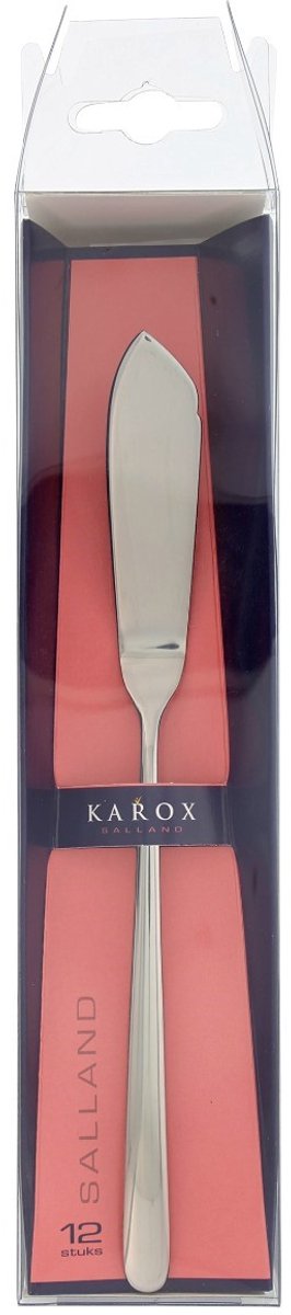 12 Vismessen Karox Salland Set RVS 18/10 22cm.