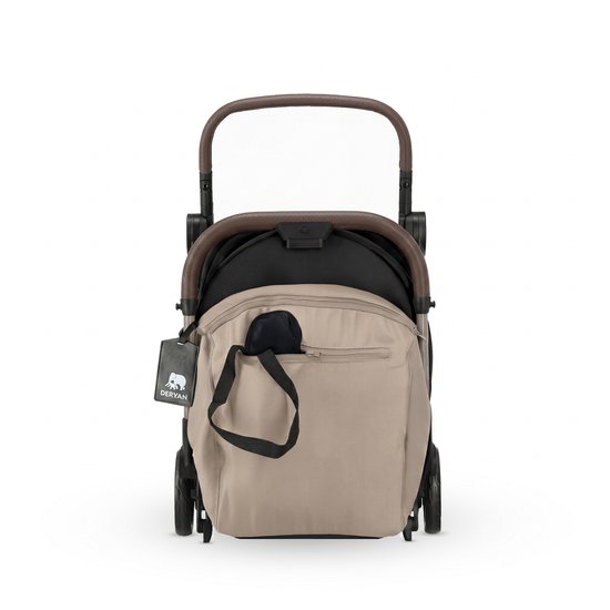 Deryan Air Buggy - Vliegtuig buggy - Geïntegreerde buggy transporttas - Nougat van Deryan — afbeelding 4