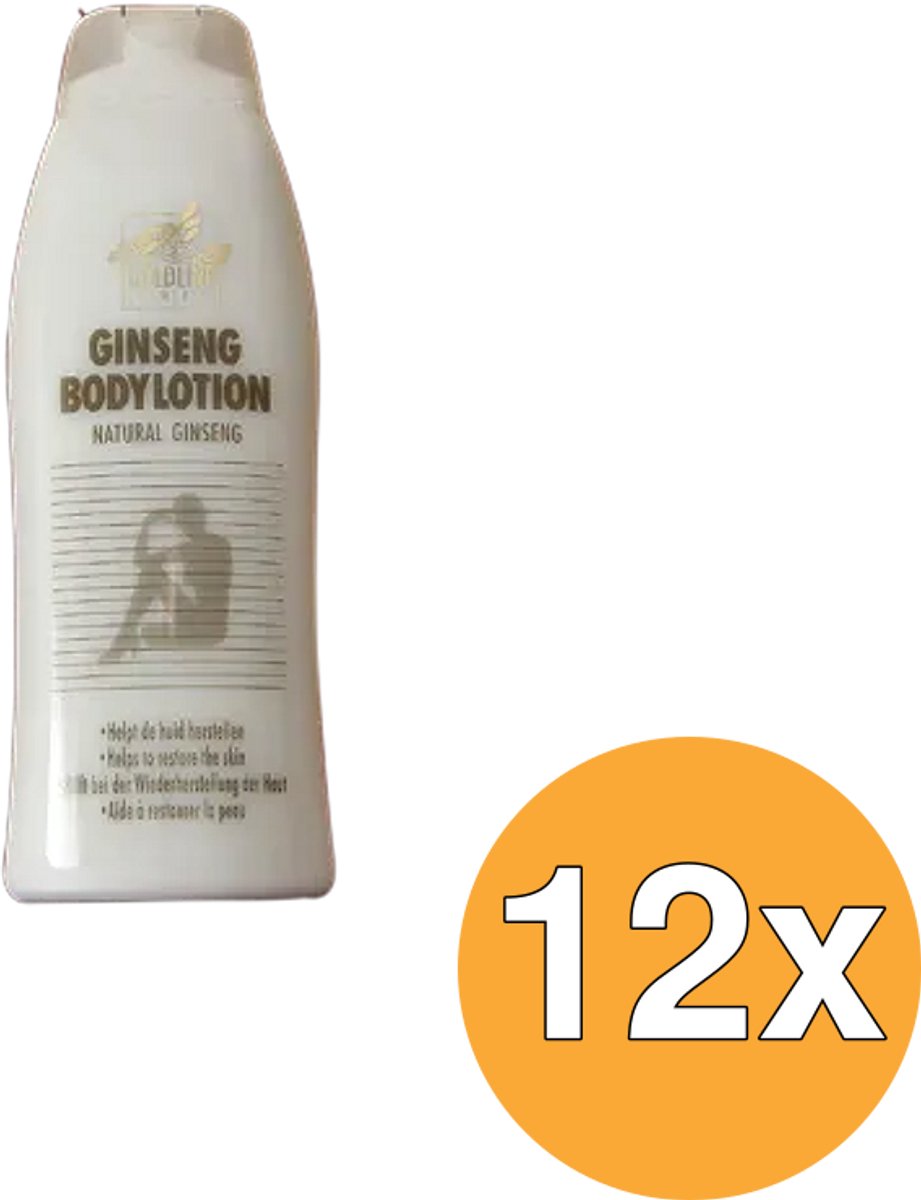 12x Goldline Gingseng Bodylotion (500 ml)