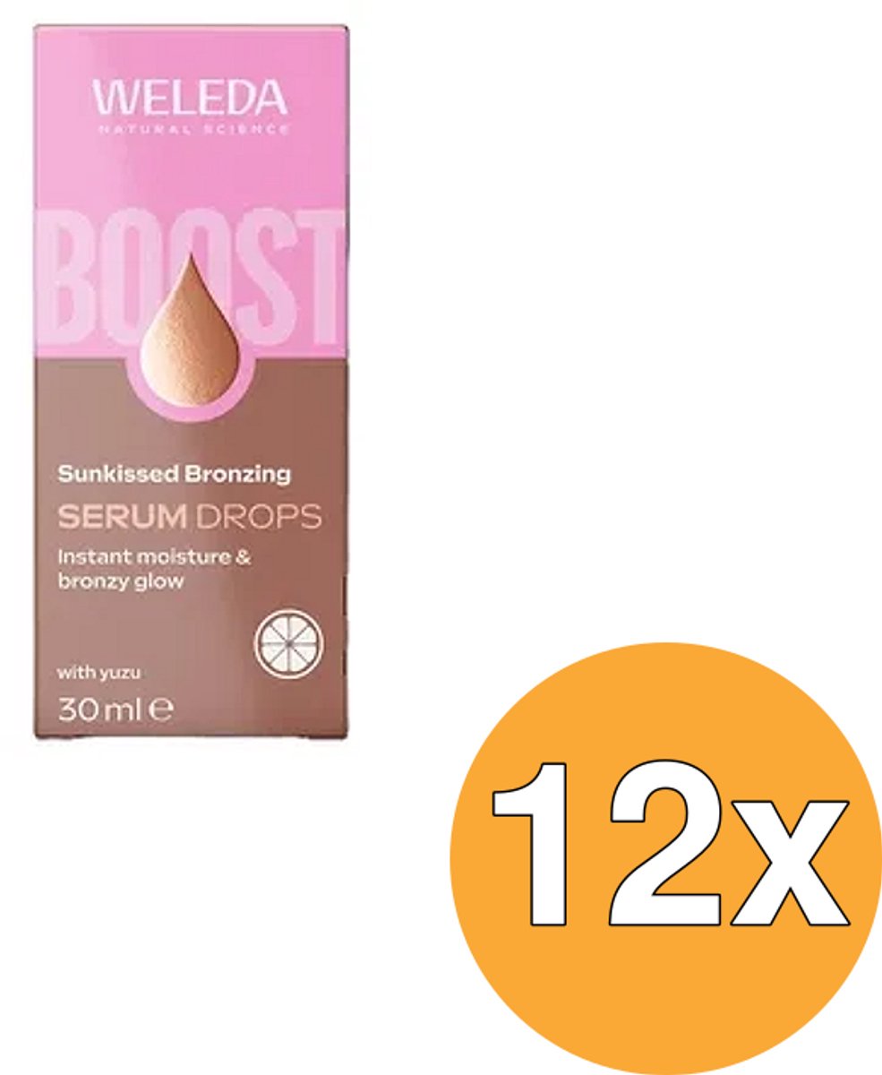 12x Weleda Bronzing Boost Serum Drops (30 ml)