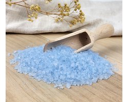 Badzout - lichtblauw - 1 kg - badkristallen - blauw
